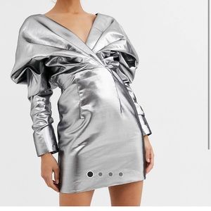 Asos edition silver dress